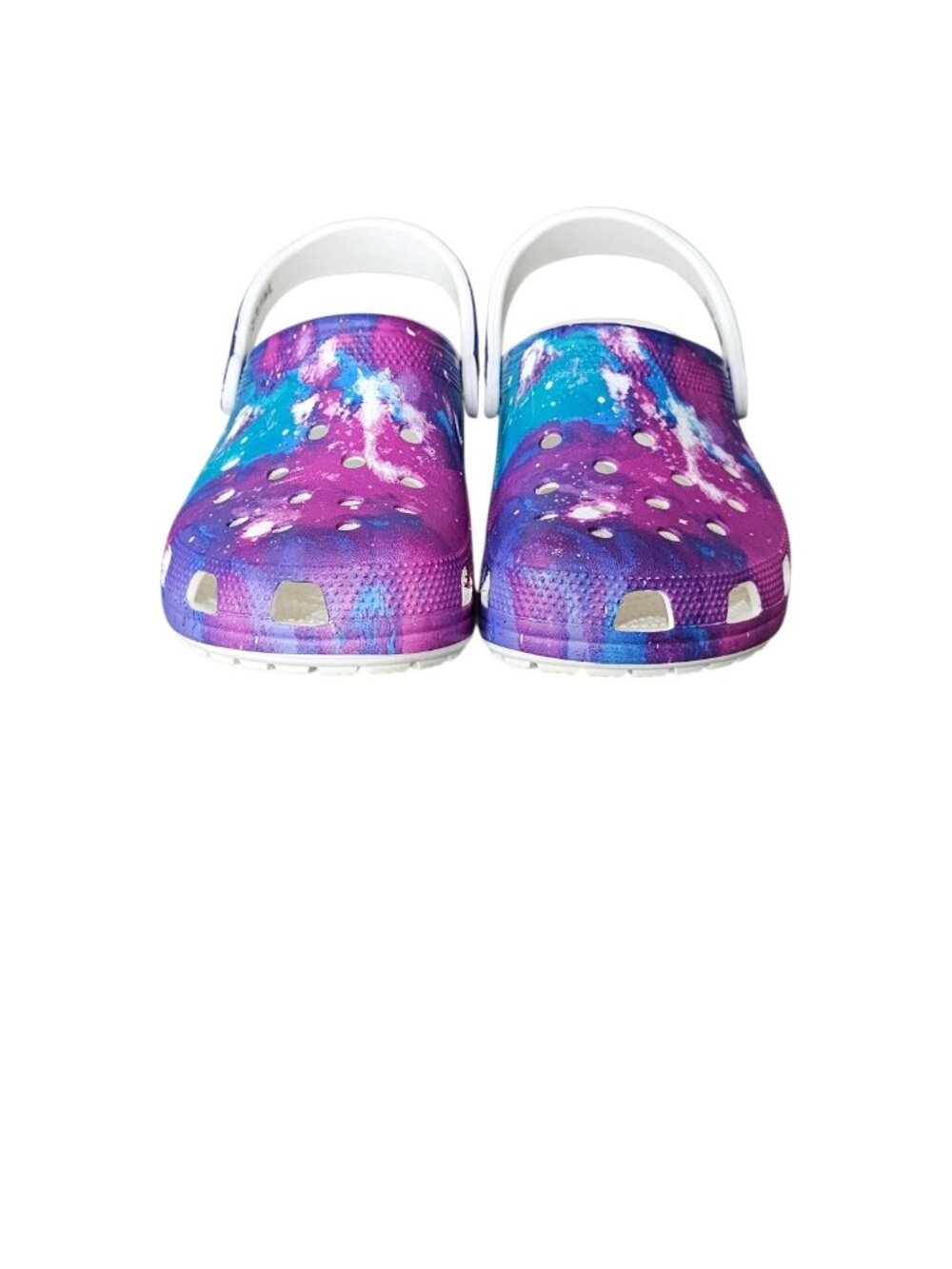 Crocs Baya Slip On Clog Vibrant Tie-Dye Sandals Pink Purple Women's 10 Men 8 - Picture 4 of 10